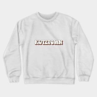 kutztown lettering Crewneck Sweatshirt